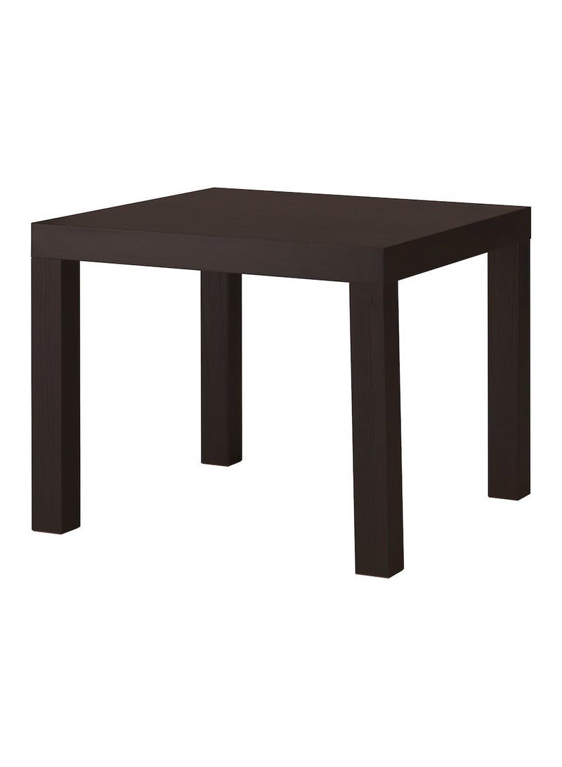 Lack Side table & LACK Side table, white stained oak effect, 55x55 cm & Side table, black-brown, 55x55 cm Bundle - Image 4
